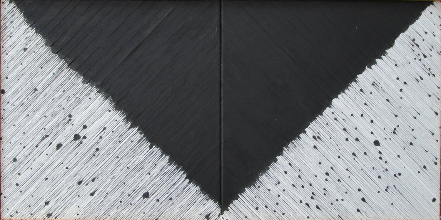 Moment, 40x80cm, Tusche auf Papier, 2023