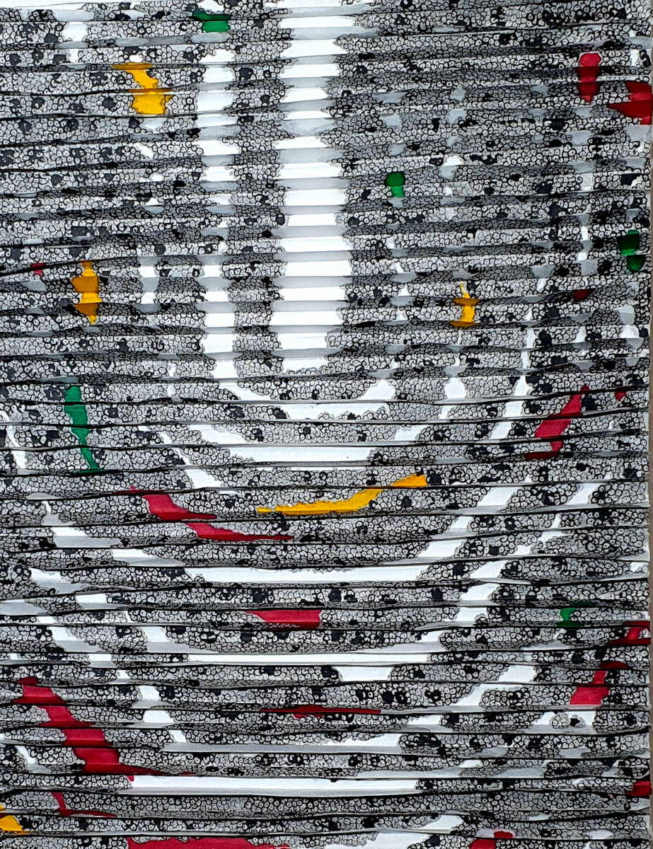 Moment, 50x40cm, Tusche auf Papier, 2024