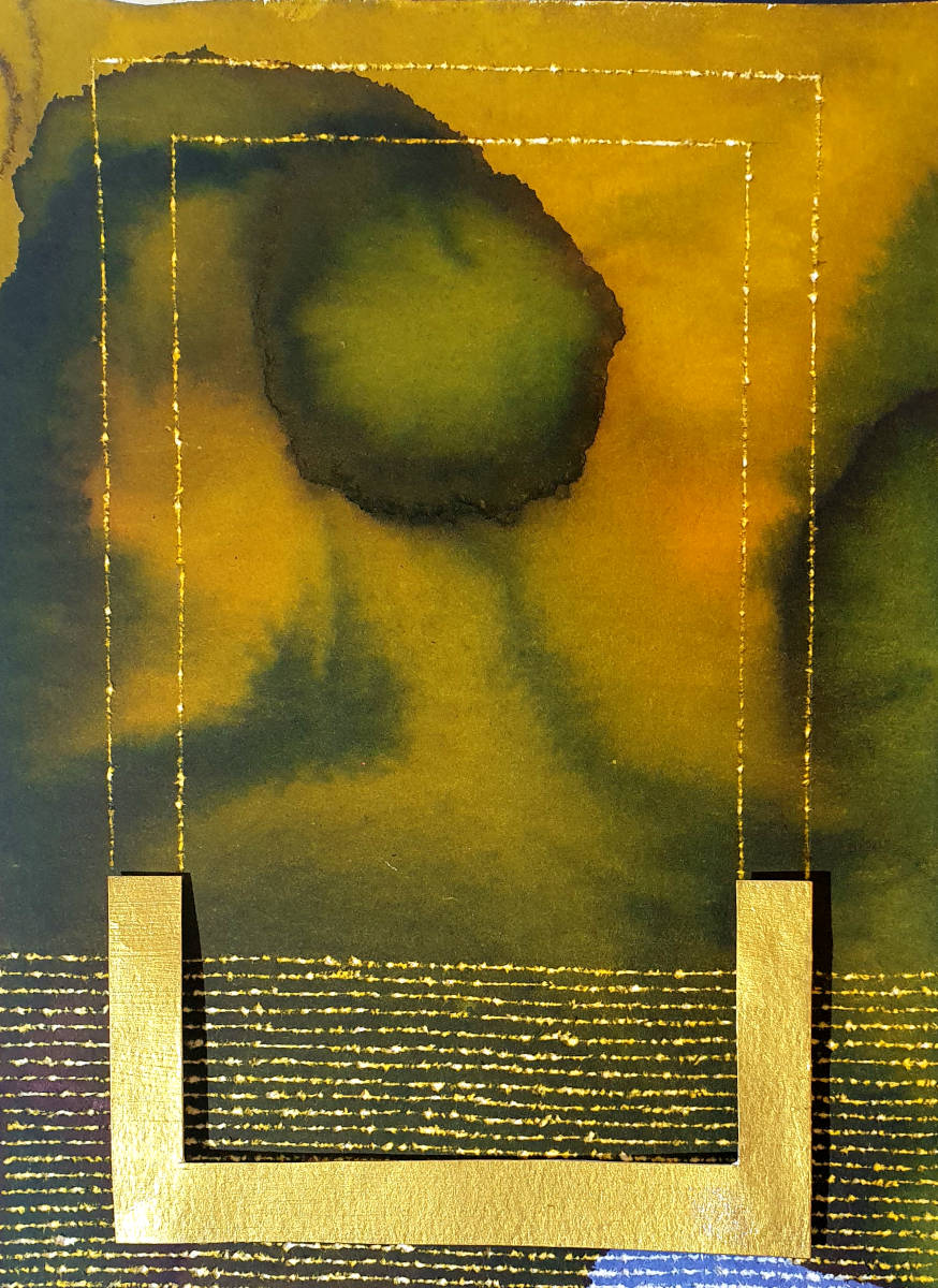 Moment, 32x24cm, Tusche auf Papier, 2023