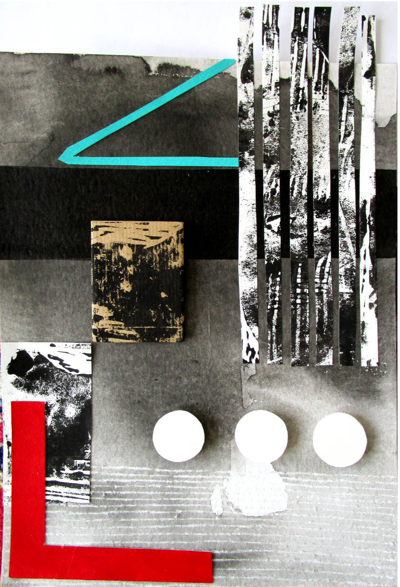 Moment, 30x24cm, Collage, 2021