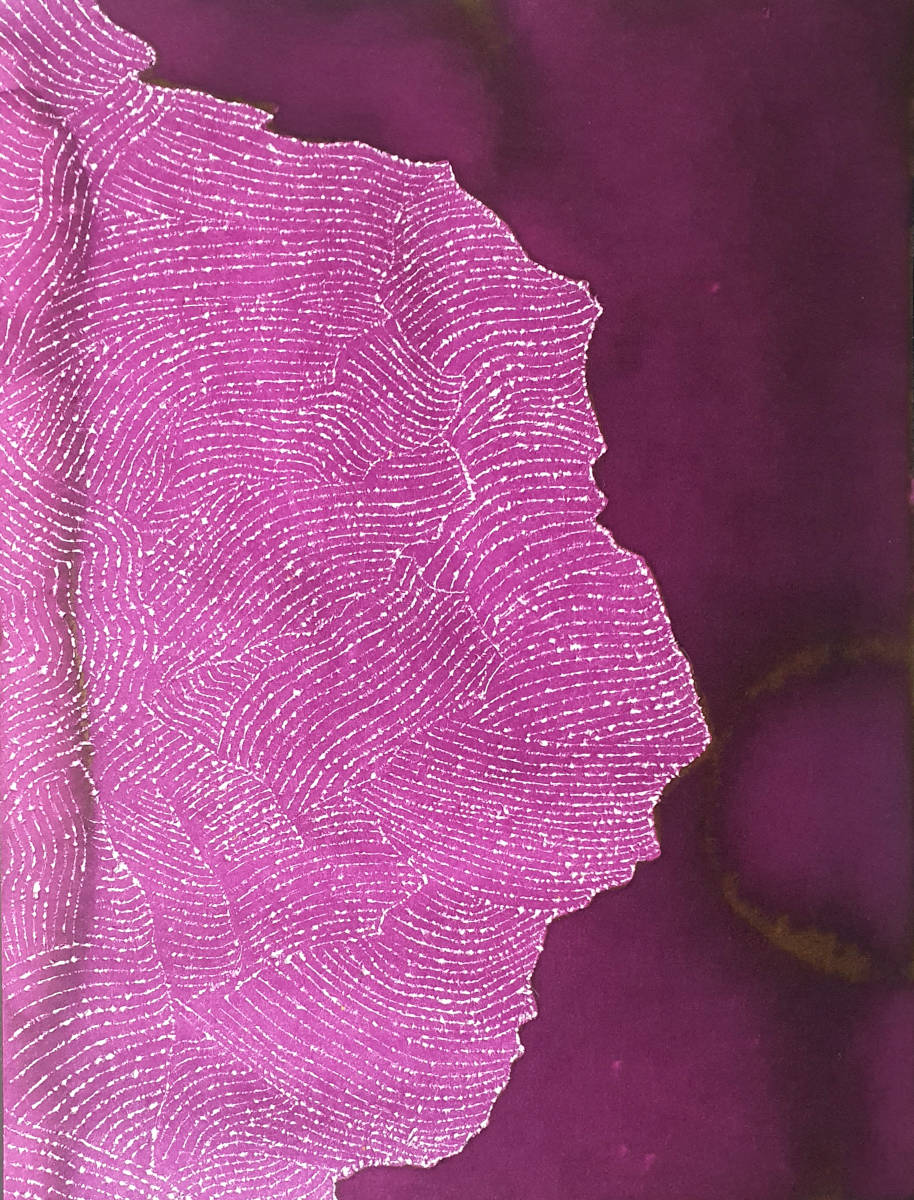 Naturstudie, 32x24cm, Tusche auf Papier, 2020