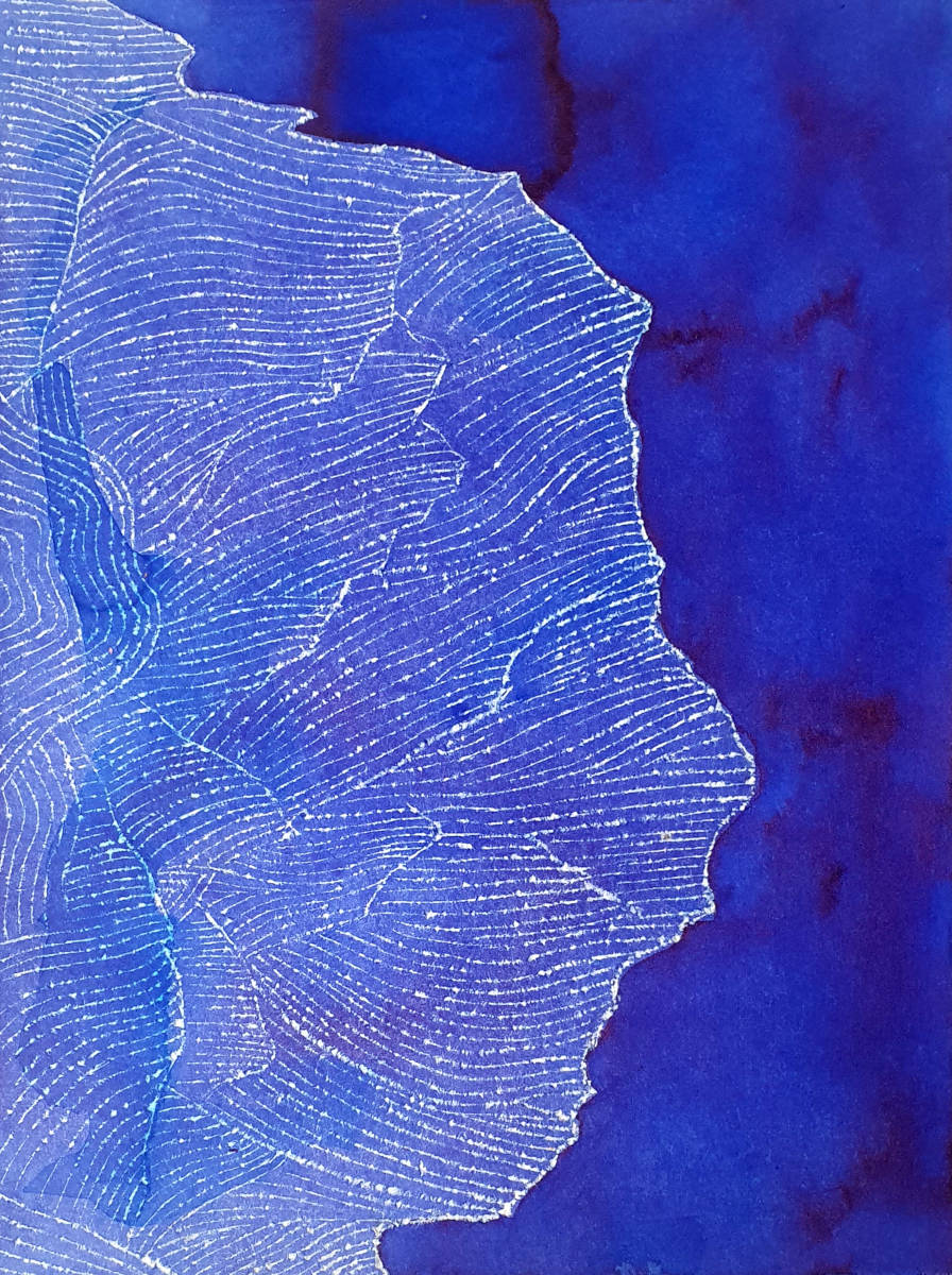 Naturstudie, 32x24cm, Tusche auf Papier, 2020