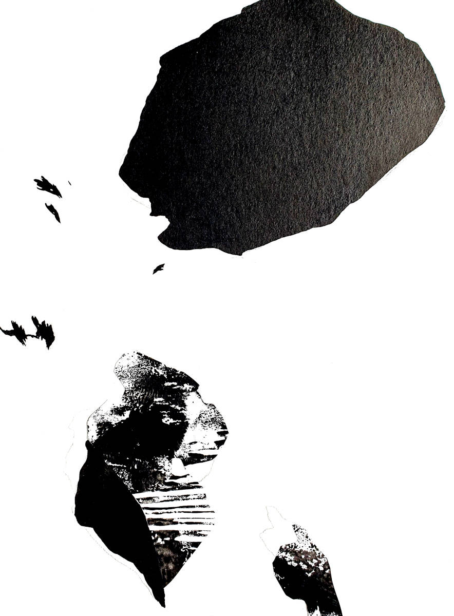 Naturstudie, 32x24cm, Tusche auf Papier, 2021