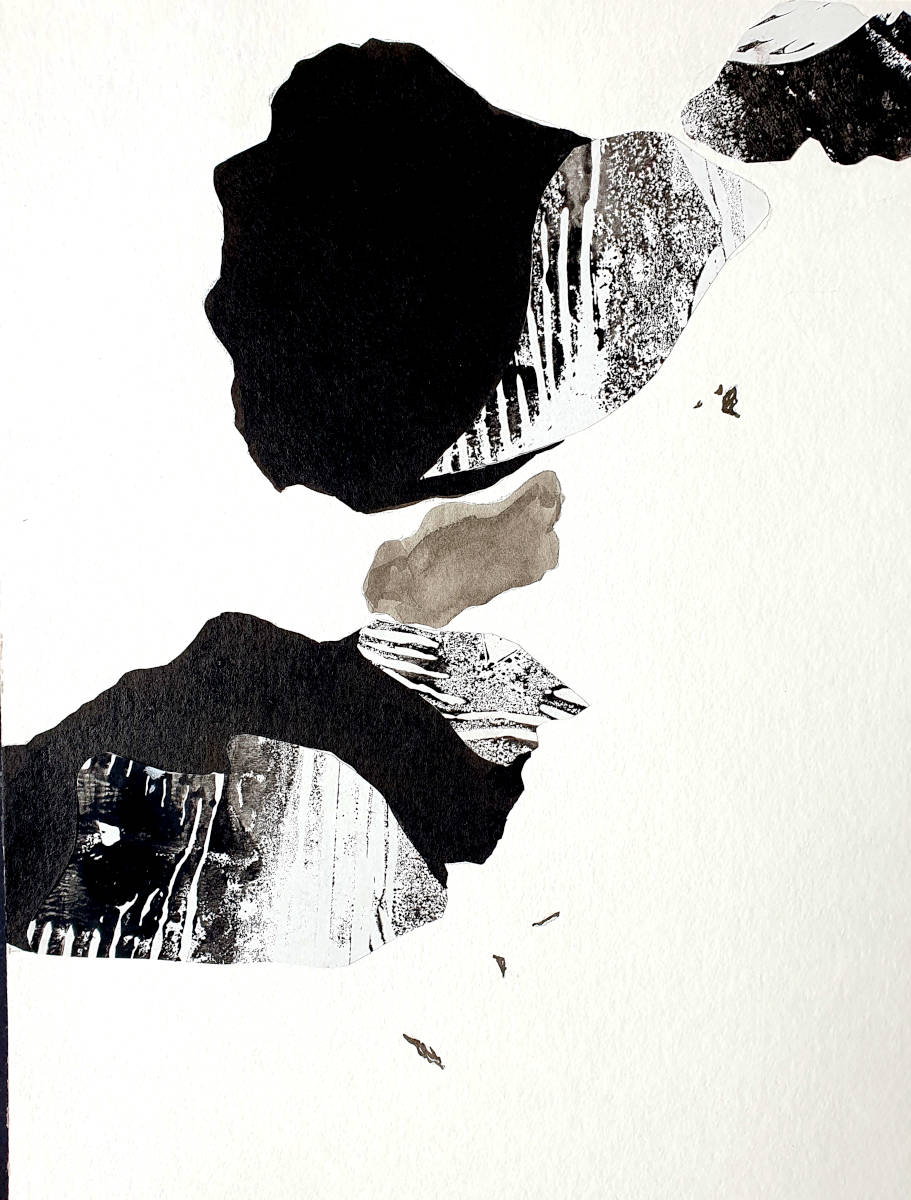 Naturstudie, 32x24cm, Tusche auf Papier, 2021